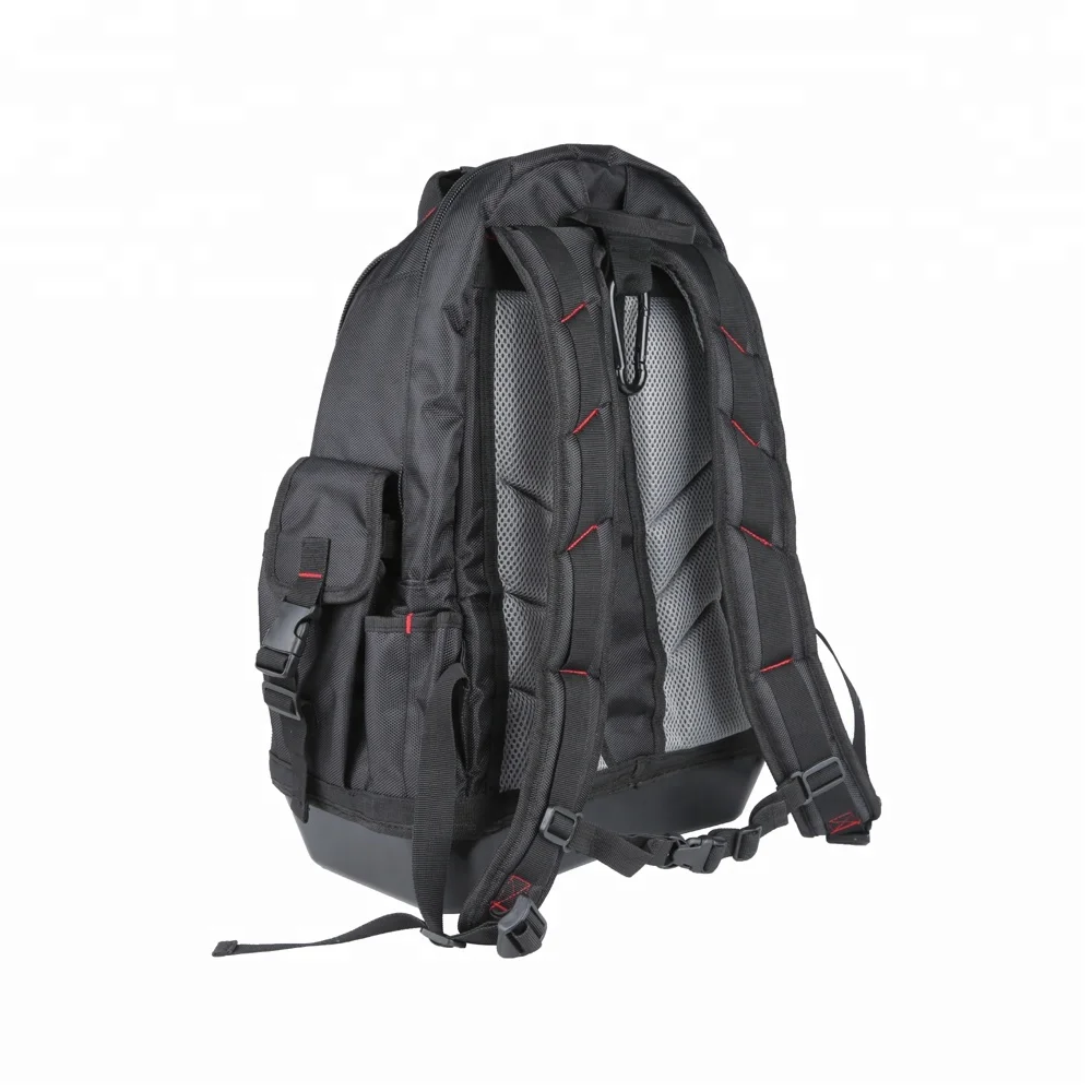 Customizable Finely Processed 1680D Polyester Wear Resistant Tools Back Bag