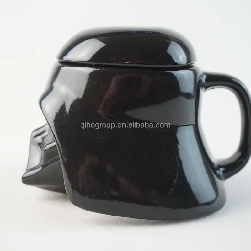 
QiHe Industry Stormtrooper starwar movie role white sodier ceramics mug 