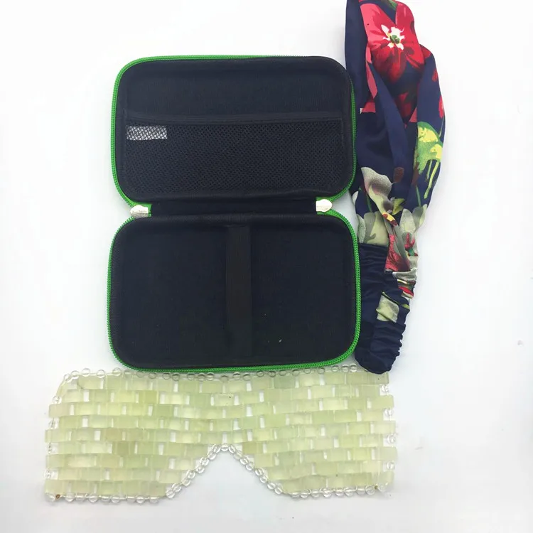 Top Selling Crystal Eye Mask Pure Natural Jade Eye Mask Wholesale Xiuyan Jade Eye Mask