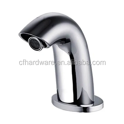 
Cheap Brass Hands Free Sensor Bathroom Sink Water Taps Automatic Shut Off Basin Faucet 