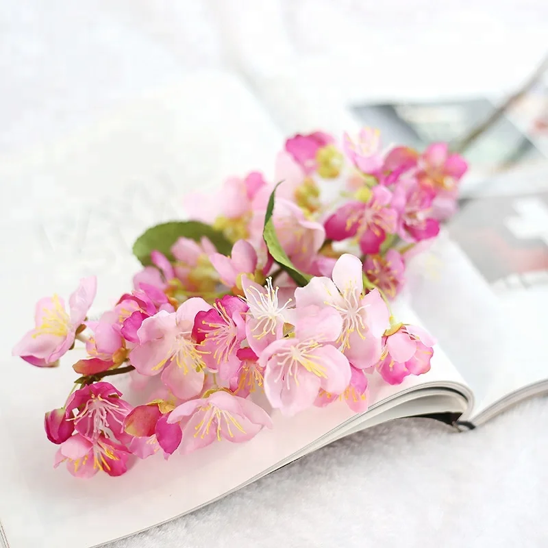 Factory home decoration wedding Japan cherry blossom plant artificial plum blossom flowers cherry blossom