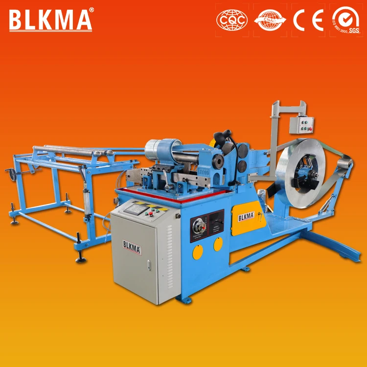 round sheet metal tube spiral round air duct making machine
