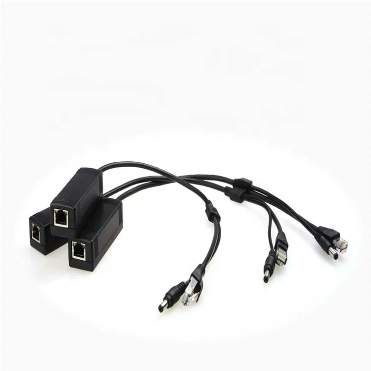  Сетевой мини-разветвитель Power Over Ethernet 10/100M 12 / 24 48V POE с портами