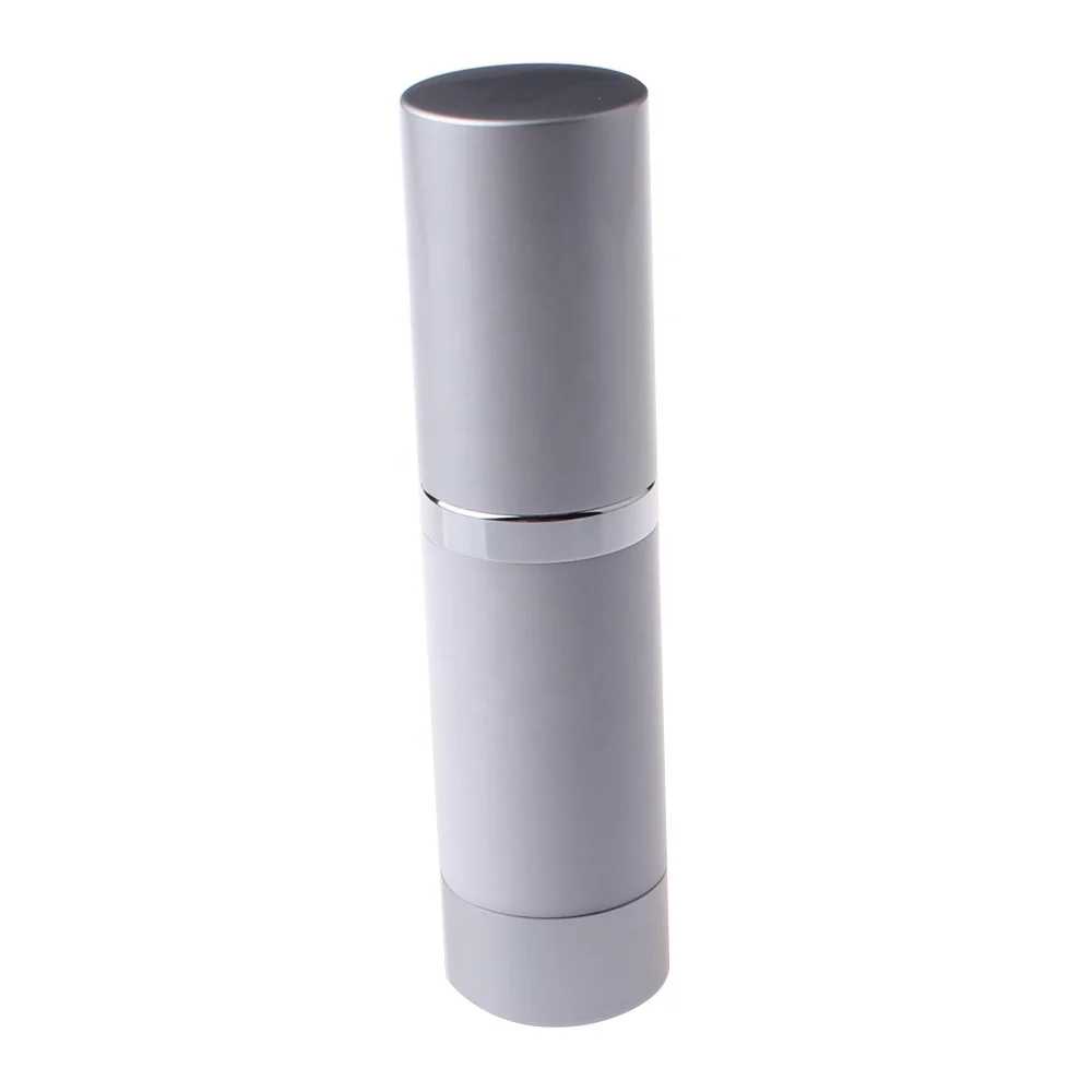 15ml,30ml,50ml,80ml,100ml custom aluminum cosmetic airless pump bottle