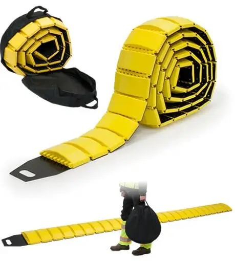 One Way Rolling Out Temporary Speed Ramp Portable Roll Up Speed Bump With Carrying Bag