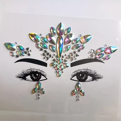custom jewelry body crystals rhinestone tears face glitter sticker