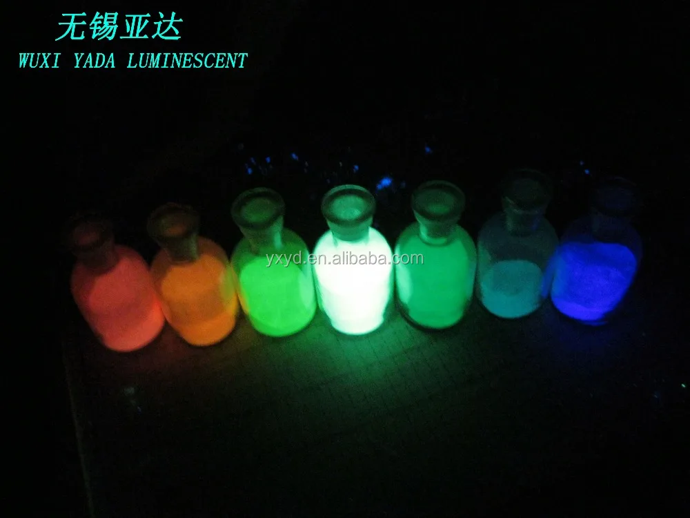 
 Желтый зеленый цвет высокого свечение люминесцентного пигмента  