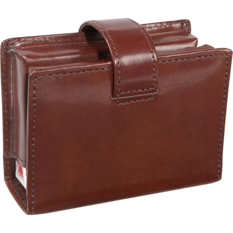 fashion double decker PU leather playing card case gift