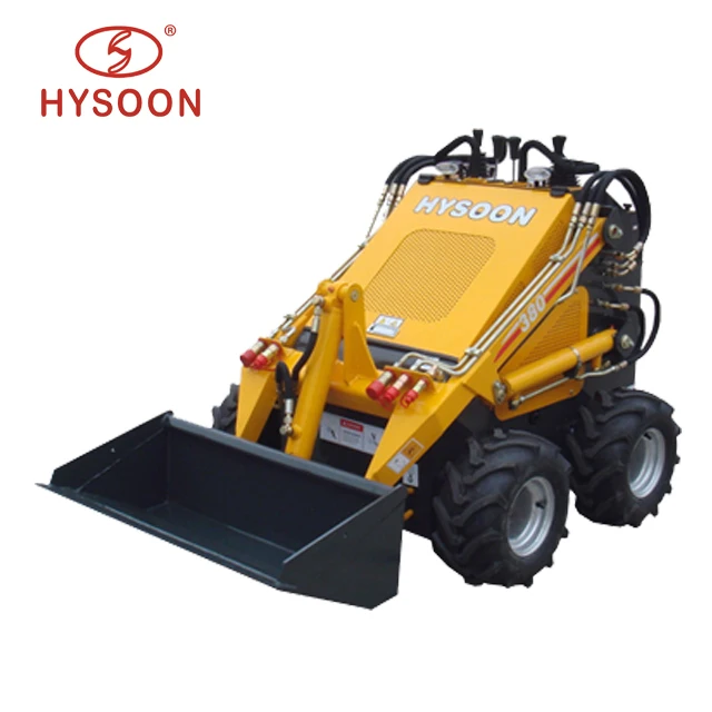Hysoon hydraulic pump mini skid steer loader machine for sale image