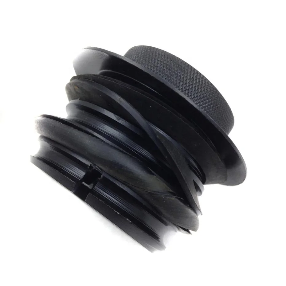 Motorcycle Tank Cover Fluid Reservoir Oil Caps Vented Fuel Tank For Harley 1982-up Black Color