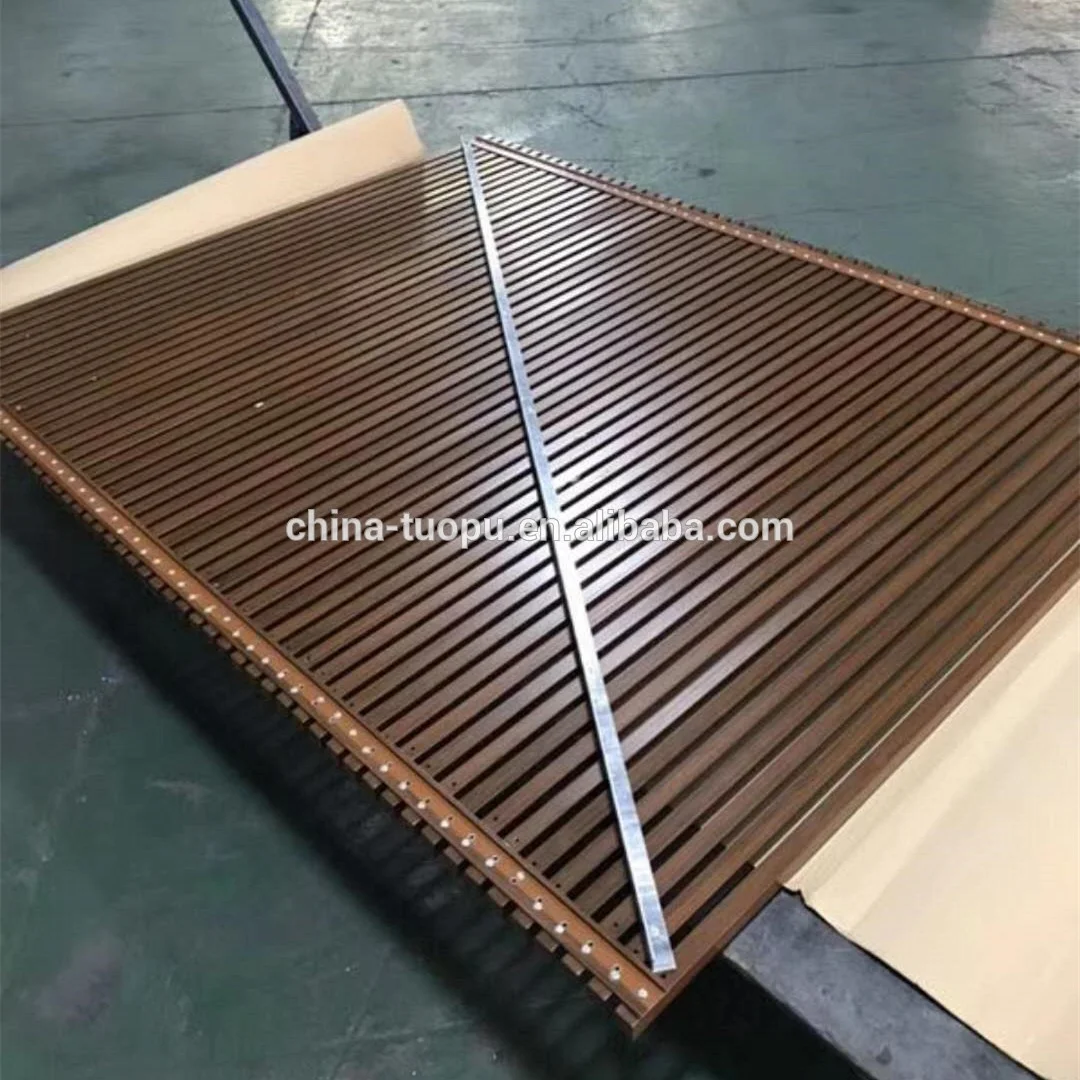 
Wooden Grain Timber Veneer Aluminium Profile Facade For Main Door 