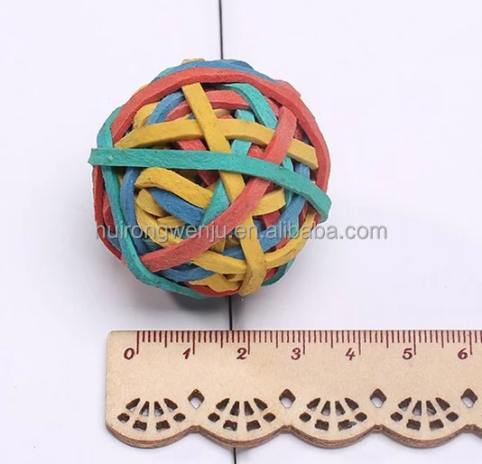 
Custom hot sale rubber band ball natural rubber band ball cheap rubber ball 
