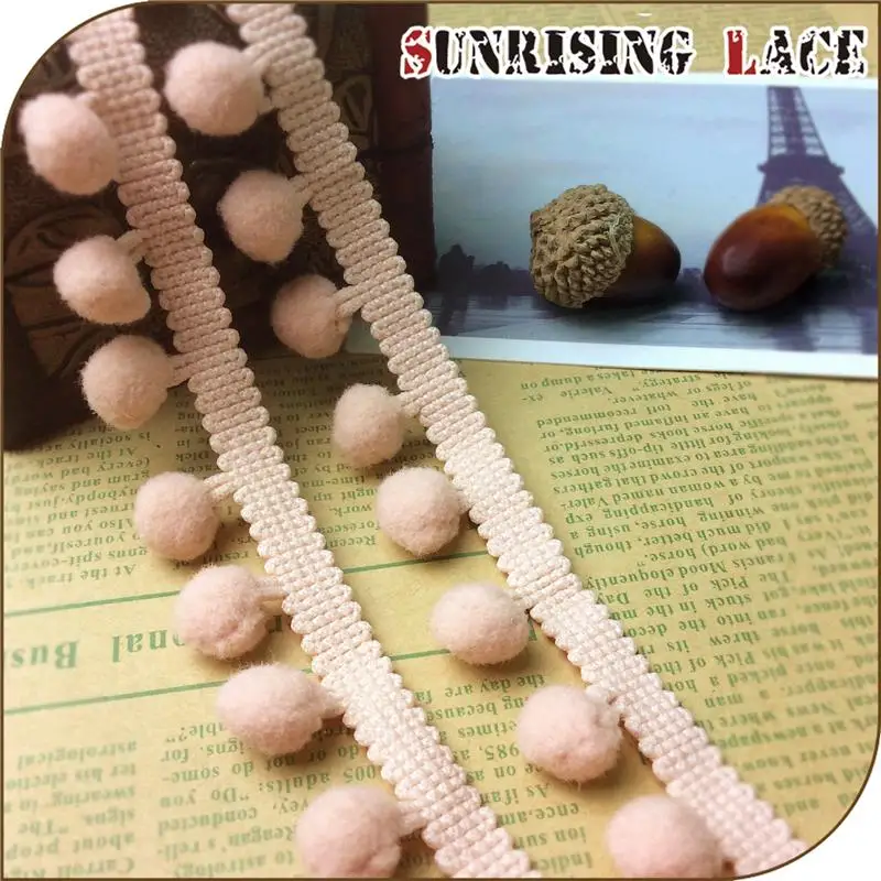 Customized Fancy High Quality Indian Pompom Lace Fringe