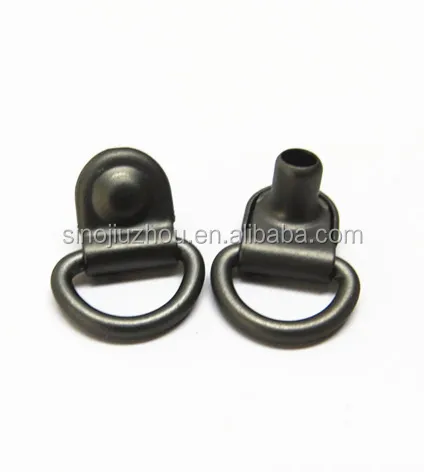 Металлическое D-образное кольцо с кружевным крючком для обуви