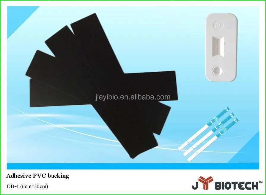 PVC self adhesive backing sheet for rapid test