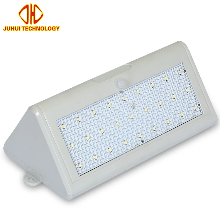 High brightness outdoor human body small motion sensor 3w solar led wall light