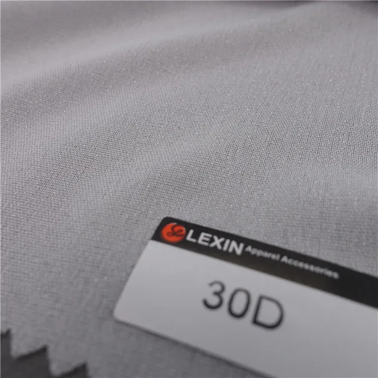 
30D light weight woven fusible interlining/interfacing fabric for chiffon or high quality women clothes 