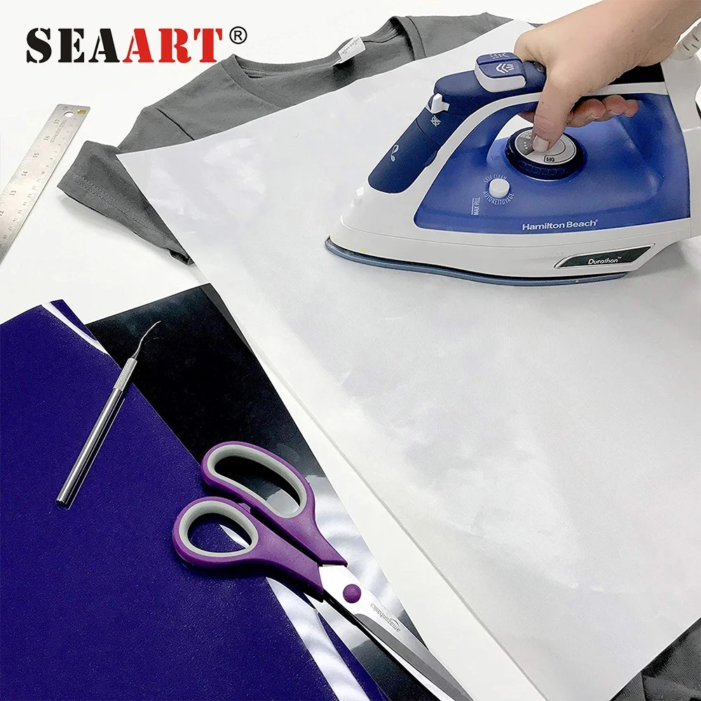 Seaart S917 Heat Transfer Materials Grey HTV Vinyl Soft Super Thin PU Hot Fix Transfer for Clothing Film 1 Roll Dark 50cmx25m