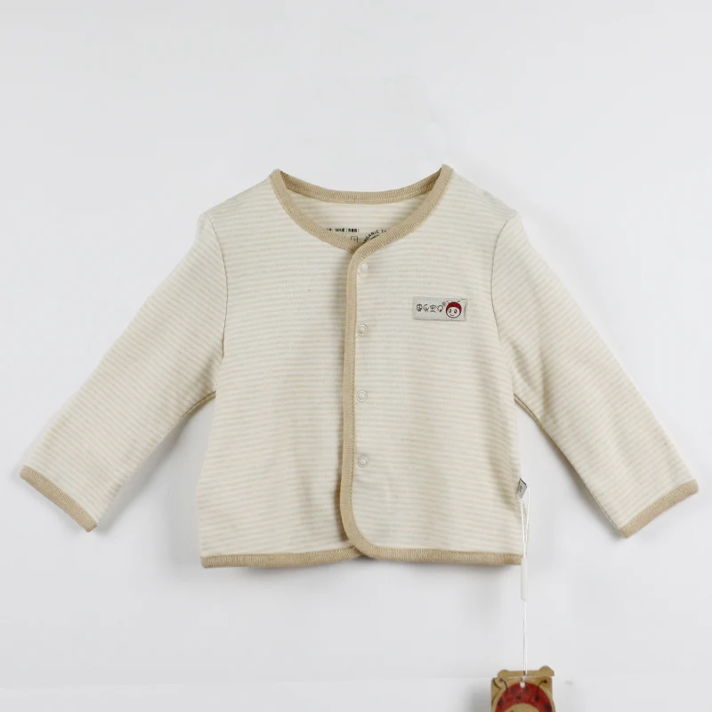 
wholesale infant toddler organic cotton t-shirt long sleeve baby clothes 