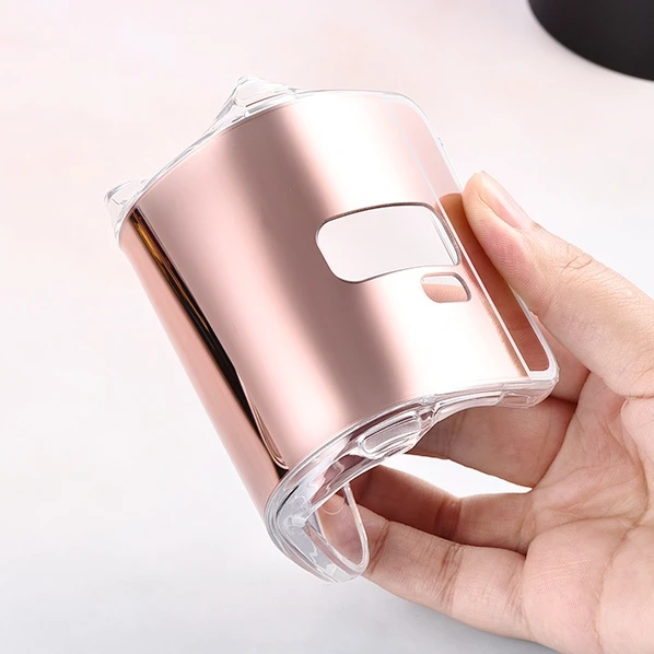 
Luxury Plating Soft TPU Smart Mirror Case for Coque Samsung Galaxy S3 S4 S5 S6 S7 S8 S9 S10 Edge Plus Clear Silicone Back Cover 