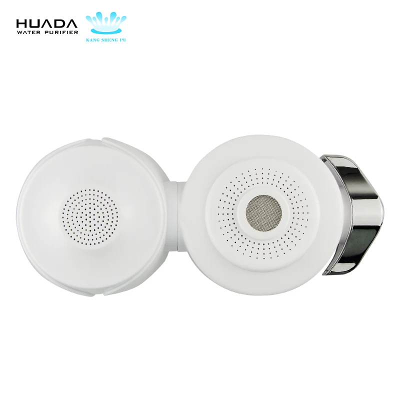 Healthym Kitchen Faucet-Mounted Plastic Water Filter Manual Removes Chlorine for Household Kitchen Use