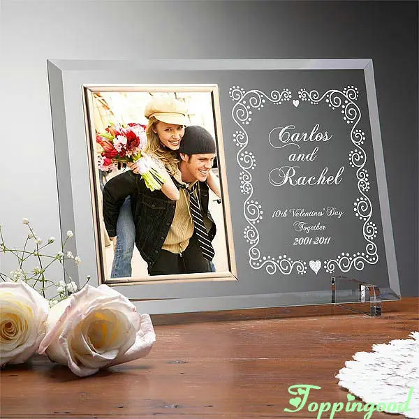 Персонализированная стеклянная рамка для фотографий Dear Mum, подарок на день матери