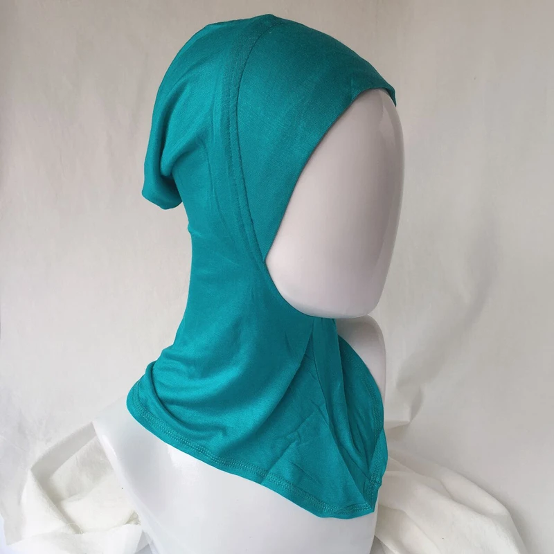 Full Cover Inner Muslim Cap Hijab Underscarf 100% Jersey Modal Plain Soild Color Islamic Head Wear Hat Underscarf Inner Hijab