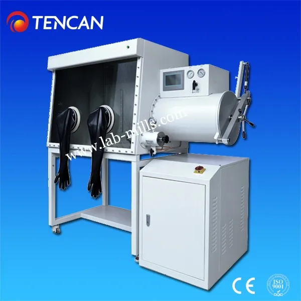 China Tencan GBP800S-2 water and oxygen content less than 1PPM lab purification glovebox