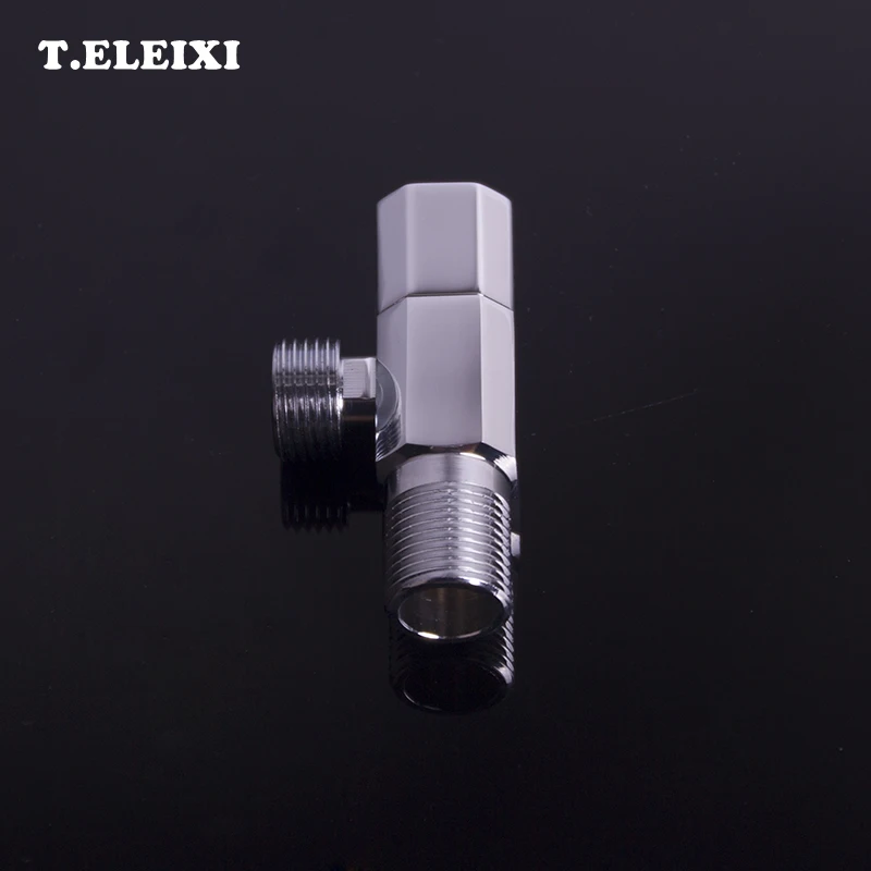 hot selling1/2 inch chrome plate brass angle water valve