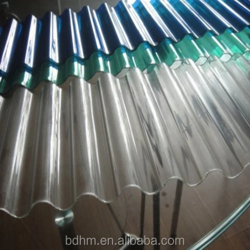 Гарантия 10 лет, прозрачный гофрированный пластиковый кровельный лист из поликарбоната для теплиц из Гуанчжоу, Китай