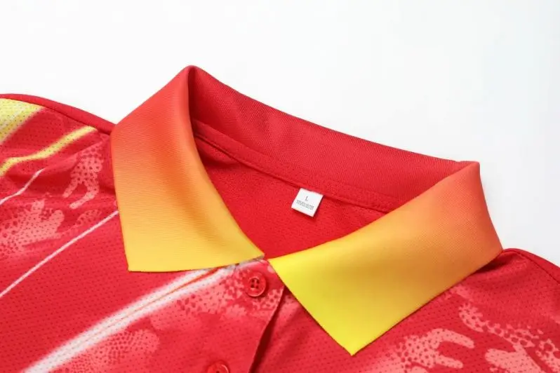 Wholesale unisex custom printing tennis wear polo shirt with high quality