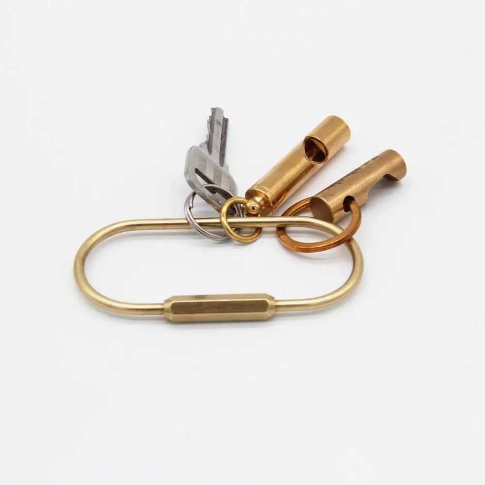 
Custom-made Brass Whistle For Outdoor Survival Emergency Help Safety Whistle 