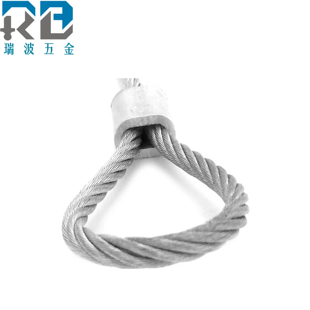 Factory Direct Sale Aluminium Crimp ferrule Wire rope cling