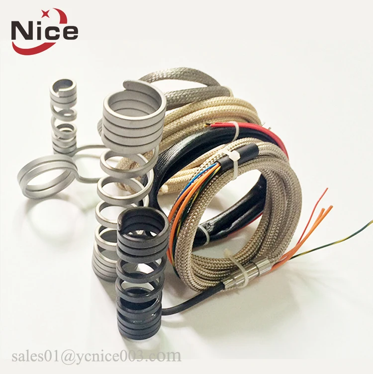 Square  Electric Hot Runner Heating Coil with J Thermocouple