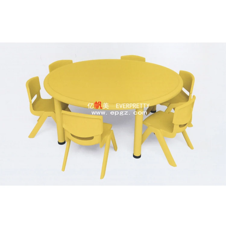 
Ergonomic hard PP plastic kids school tables and chairs furniture set kids chair desk 