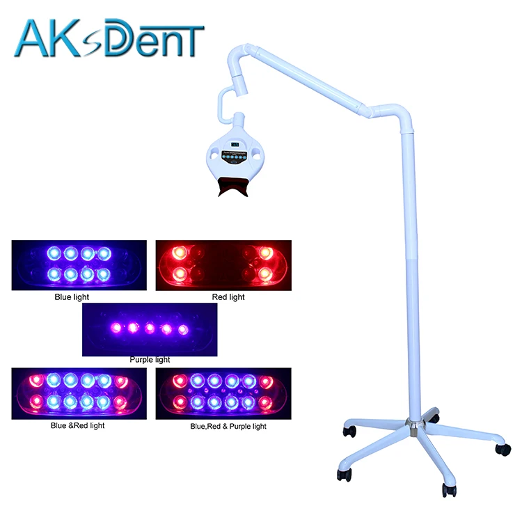 AKsDenT D-S Dental Teeth Whitening Light mouth guard Accessories Silicon Rubber maquina blanquemiento dental