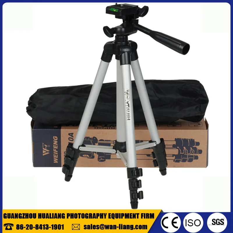 Оптовая weifeng wt 3110a гибкий, легкий алюминиевый сплав камеры мобильного телефона 3 способ мини-штатив для ipad камеры dslr