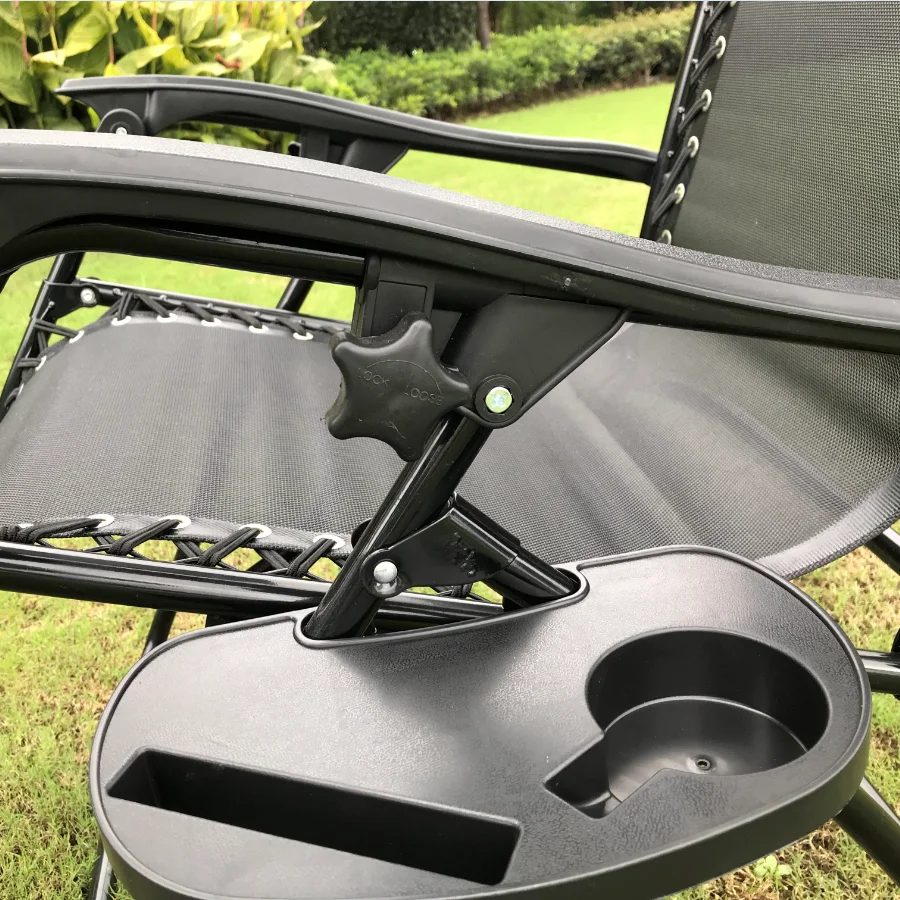 
New 2 PCS Zero Gravity beach Chair outdoor Lounge Chairs with canopy 