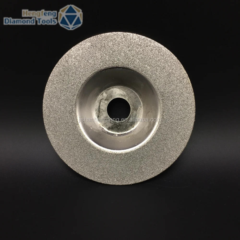 Electroplated cup wheel diamond grinding disc for concrete glass cutter