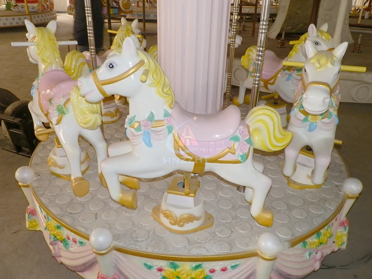 Robot Carousel Amusement Fairground Rides Mini Carousel for Sale