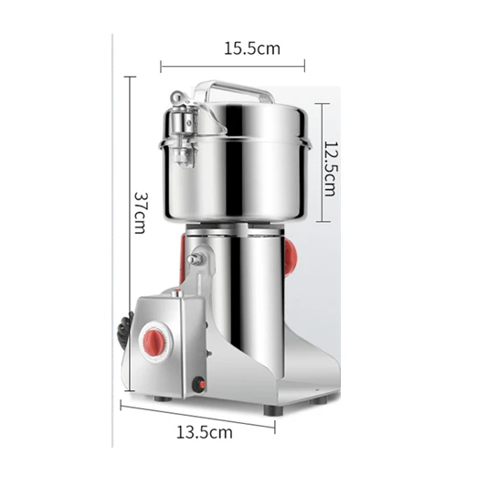 DAMAI 350g Small Cocoa Grinder Animal Feed Grinder Chilli Grinder Dry Food Grinding Machine Sugar Mill Pulverizer