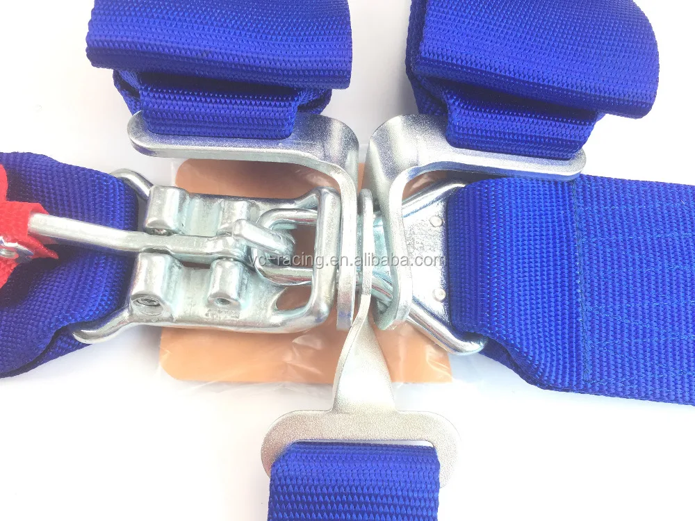 China wholesale 5 points shoulder pads kart seat belt , racing harness , safety belt