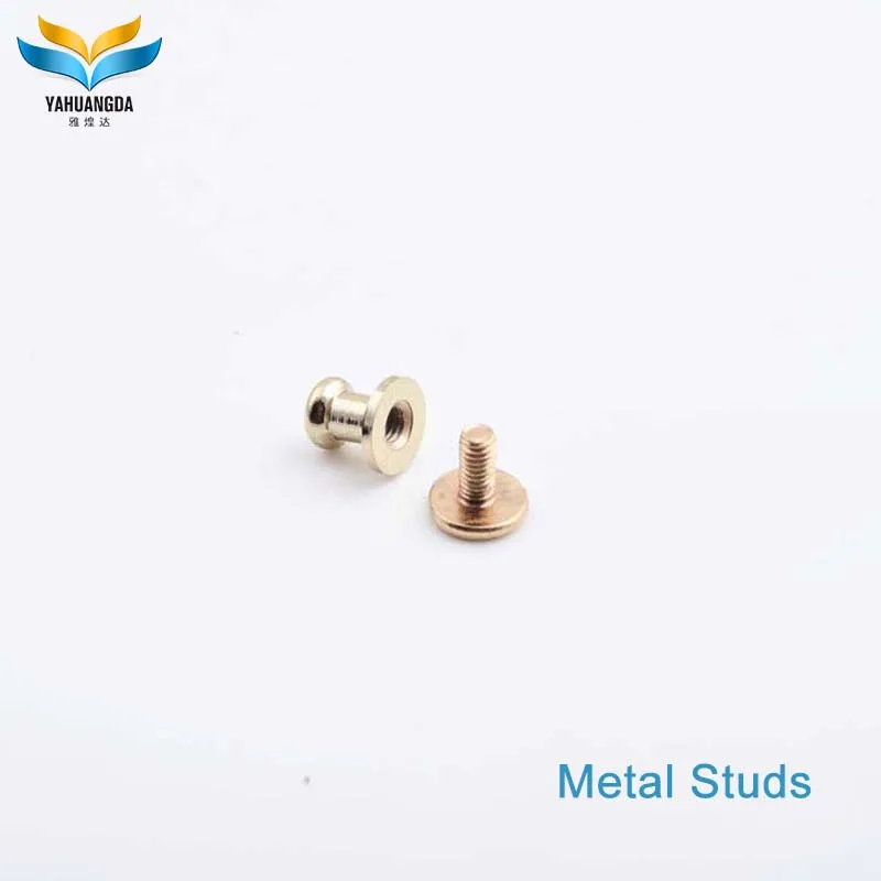 fashion new product shiny gold metal brass decorative studs  RS fitting for shoes bags