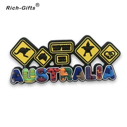Small wholesale Custom Australia Soft PVC Souvenirs crafts Fridge magnets