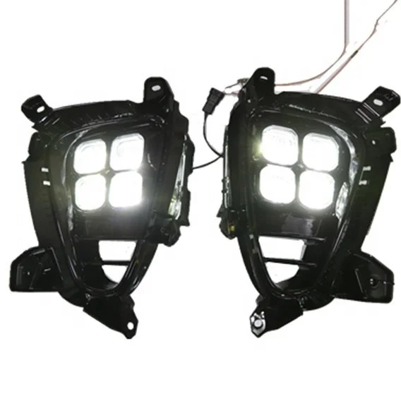 Высококачественные светодиодные противотуманные фары для Kia Sorento, лидер продаж, светодиодные дневные ходовые огни для Kia Sorento 2018 2019, светодиодные дневные ходовые огни