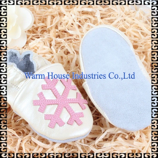 Оптовая продажа итальянской мягкой подошвой овчины девочка мальчик кожи детская обувь