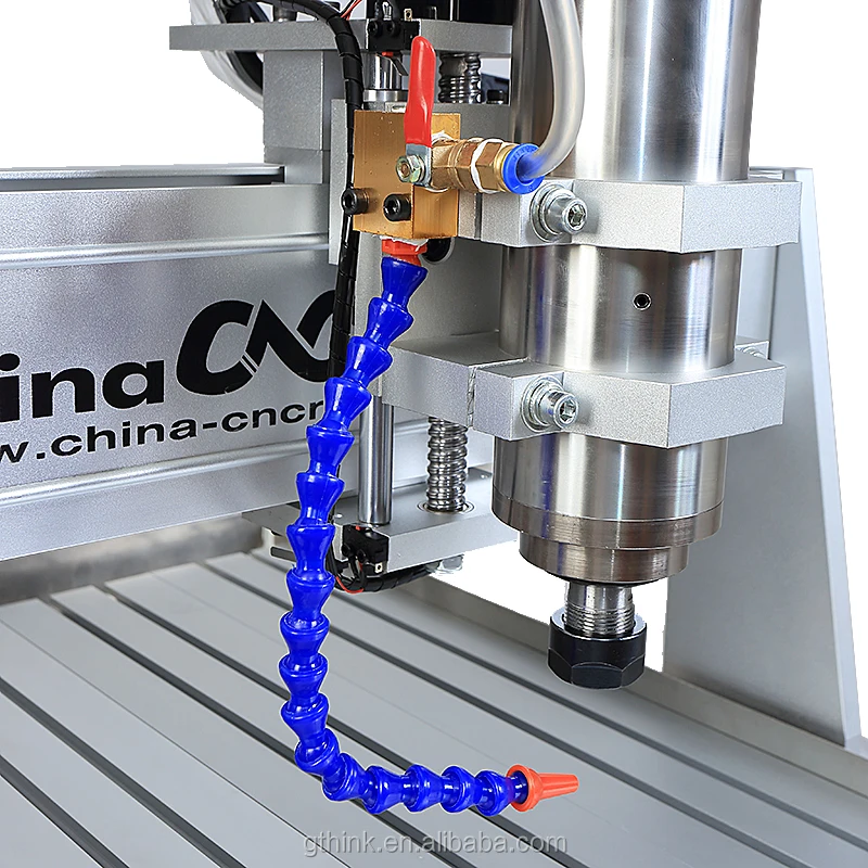Mini Metal CNC 6040 3 axis Milling Router Machine with coolant system