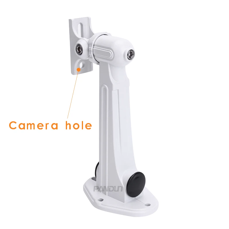 Cheap Aluminum alloy white cctv camera mounting bracket cctv camera hanging mount