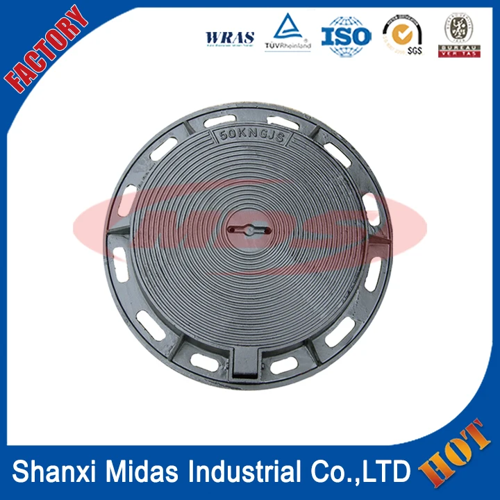 Ковкого Чугуна Крышка Люка с Рамкой EN124 Класса C250