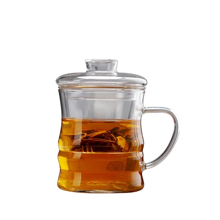 Glass Teapot With Stainless Steel Infuser 600Ml Glass Teapot